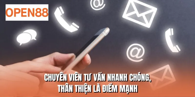 Chuyên viên tư vấn nhanh chóng, thân thiện là điểm mạnh